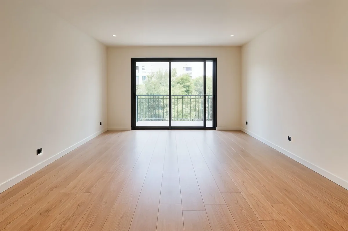 Angle 1 — empty room